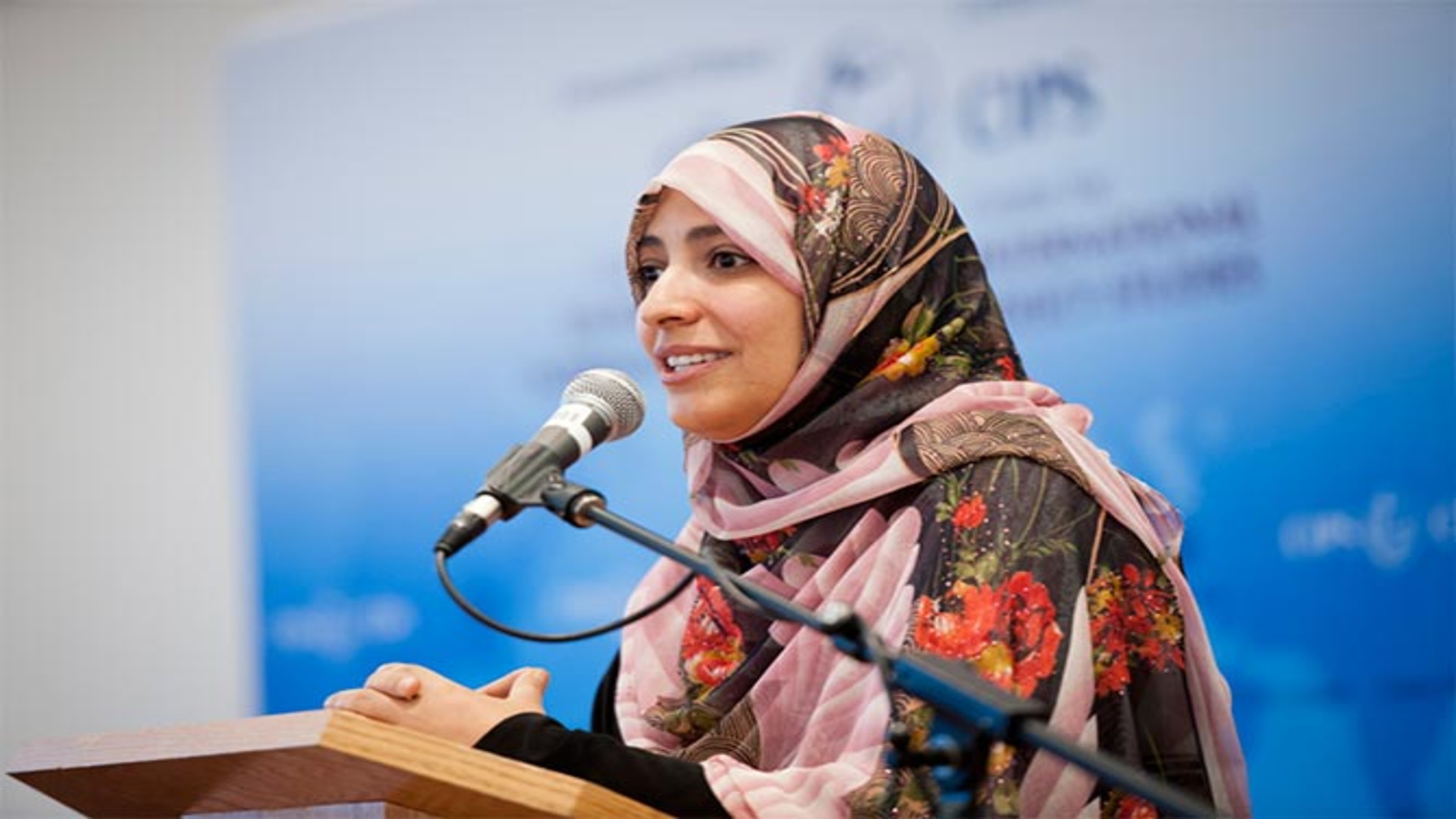 كلمة الناشطة الحائزة على جائزة نوبل للسلام توكل كرمان خلال لقاء أعضاء مجلس الأمن الذين يزورون اليمن مع أعضاء اللجنة الفنية للإعداد والتحضير للحوار الوطني